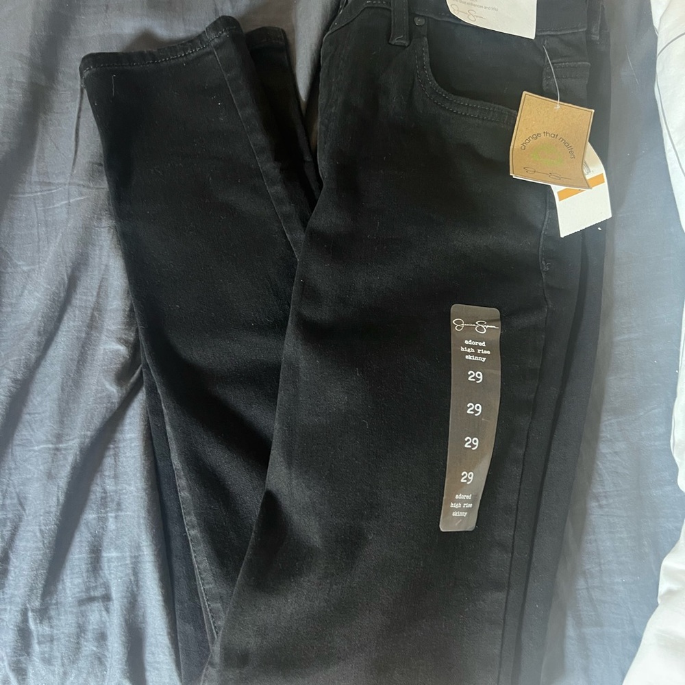 Women’s High Rise Skinny Black Jeans